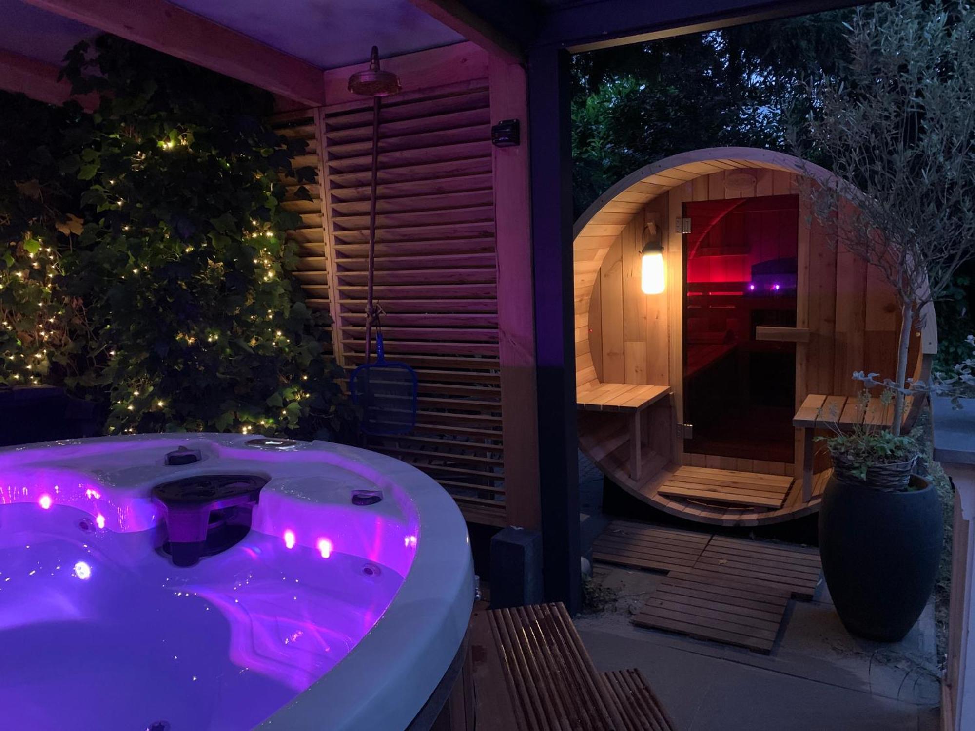 Romantisch Wellness Appartement Met Prive Hottub Sauna Gamesroom Den Ham Exteriér fotografie